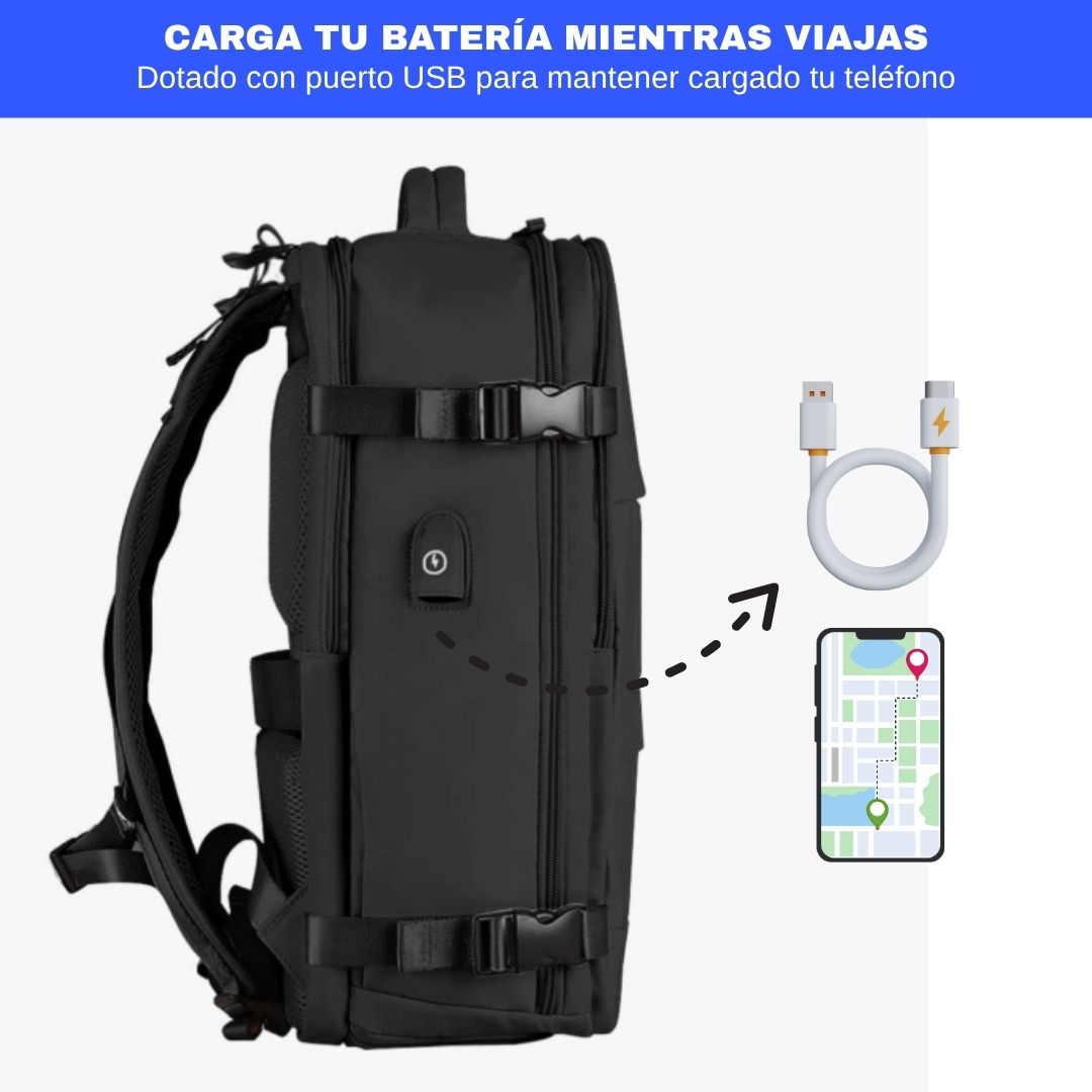 GoBag PRO - Bolso Morral de Viaje Multiuso