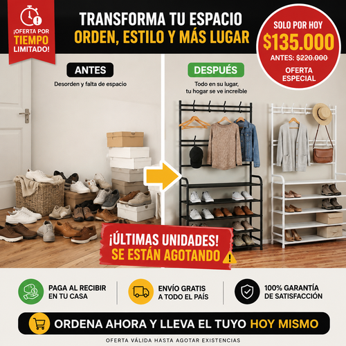 Organizador de 5 niveles - Zapatero y Ropero