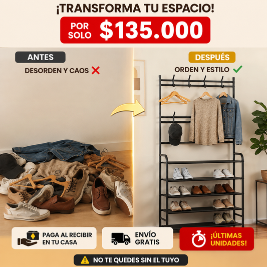 Organizador de 5 niveles - Zapatero y Ropero